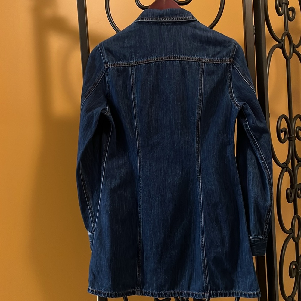 💰SOLD💰DO NOT BUY LIFE IN PROGRESS Jean Shirt Dress - Picture 3 of 10